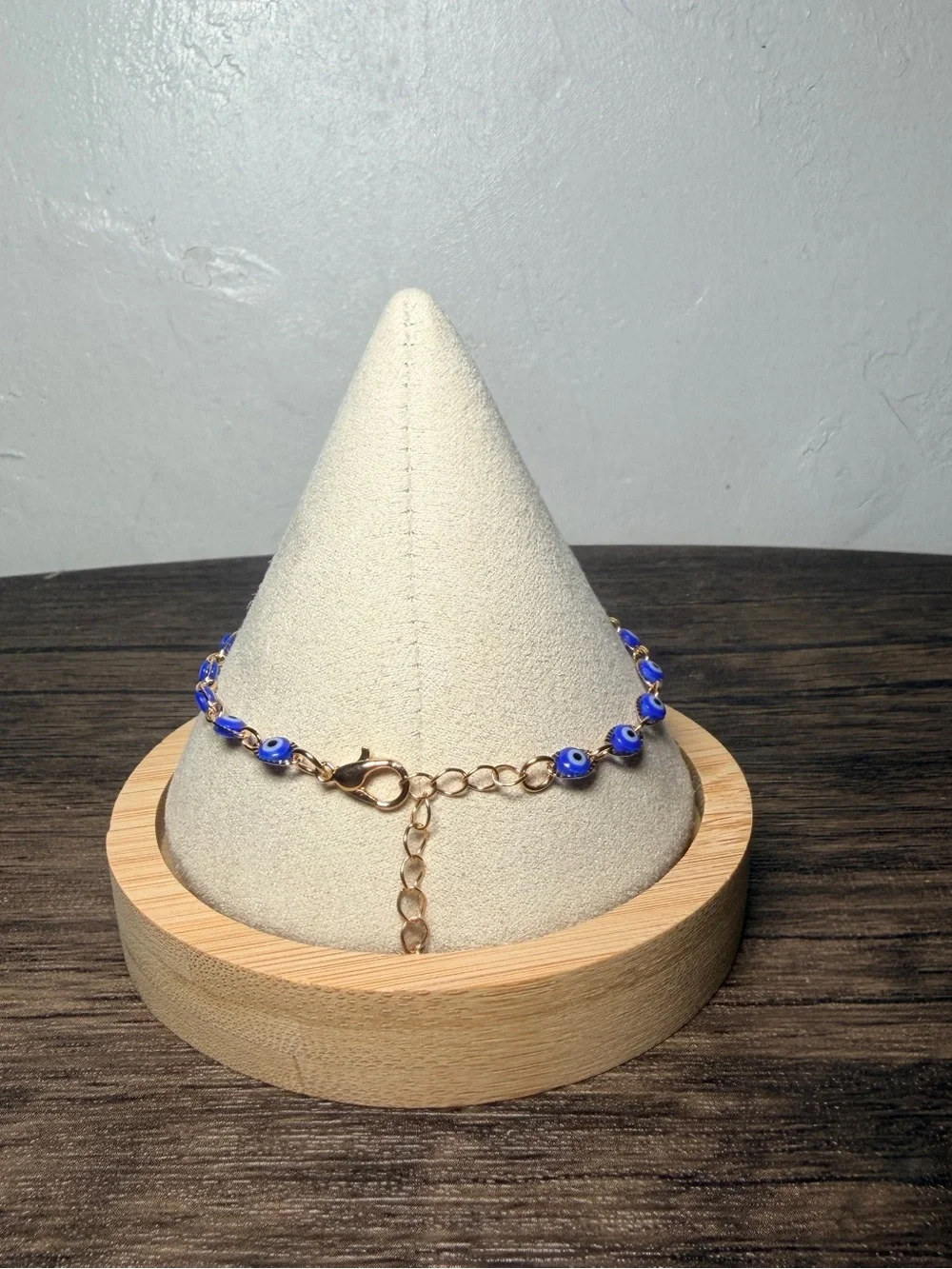 Blue Evil Eye Chain Bracelet - Women Jewelry